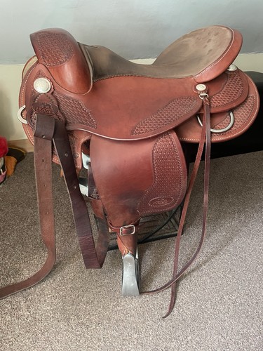 Western saddle - western,