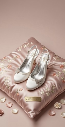 Wedding shoes rhinestone bow - shoes,