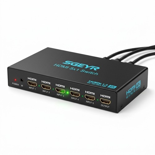 Sgeyr 5x1 hdmi switch - hdmi, —
