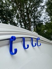 Set Of 4, Caravan Awning rail hooks, Caravan Multi Use Hooks For Lights  Caravan