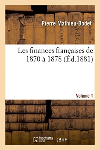 			Les finances francaises de