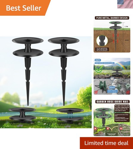 2pcs metal garden hose guide - garden,