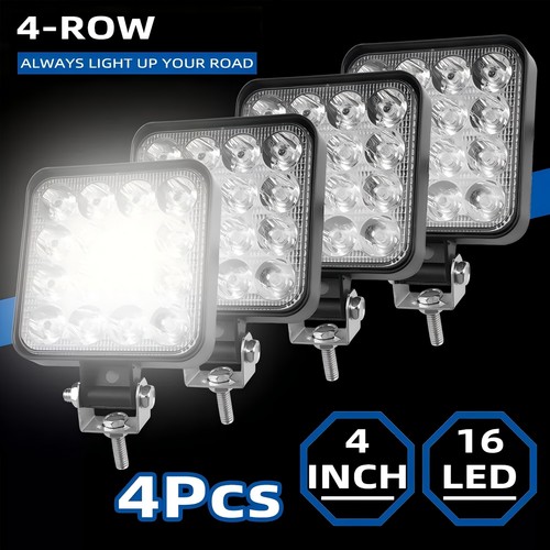 4pcs 4inch led work light - 4inch,