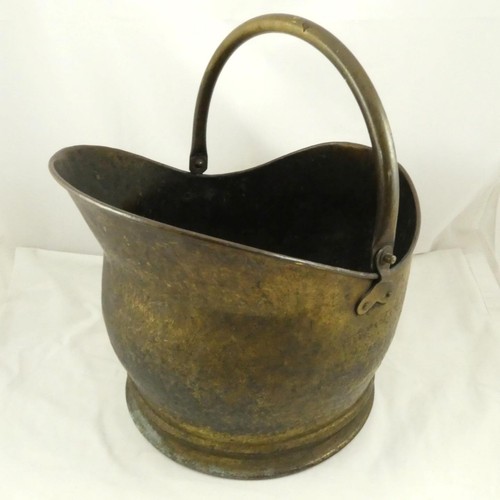 Coal scuttle bucket - coal, hammered