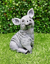 Sitting Pig 14.5cm x 10cm x 8cm  latex mould, moulds, mold, molds