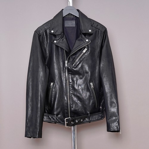 All saints leather jacket mens - jacket,