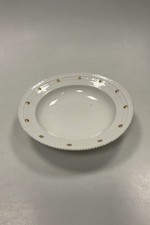 Royal Copenhagen Flora Danica White Deep Plate No. 554 / 3546