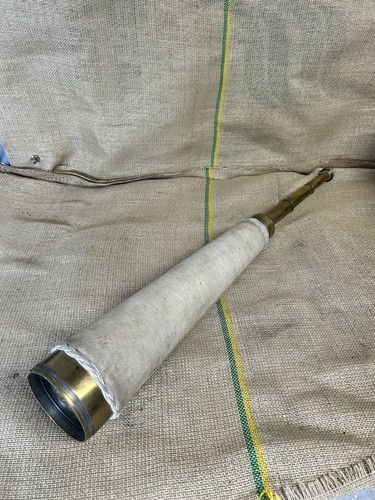 Antique three draw telescope - three-draw,