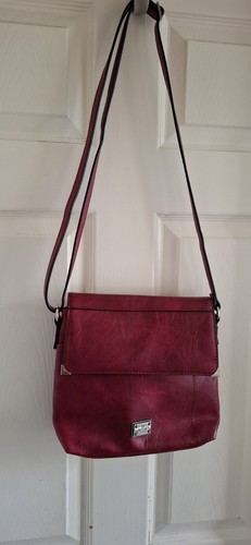 Bessie london handbag - london, burgundy