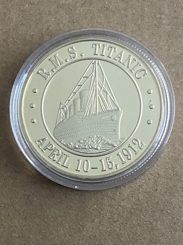 Titanic commemorative coin - titanic,
