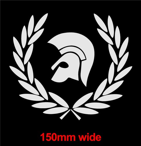 Chrome trojanlaurel sticker - chrome,