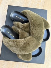 ZARA HOME Faux Fur Slippers