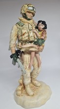 Peggy Davies Kevin Francis In The Arms Of A Hero figurine Ltd Ed 89 of 500 A/F