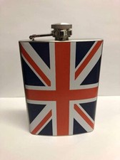 Union Jack 8oz Stainless Steel