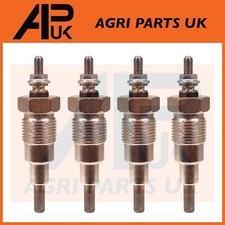 4 Glow Heater Plug for International Harvester IH B250 B275 B414 384 444 Tractor