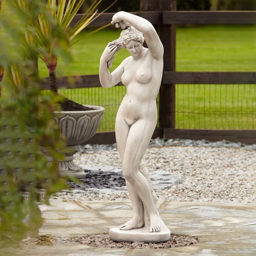 Nude girl design stone - girl, garden