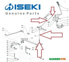 Genuine ISEKI CM7014H Ride On Mower Deck LIFTER CABLE CGXD140DLC 746