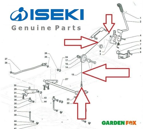 Genuine iseki cm7014h - cm7014h, ride