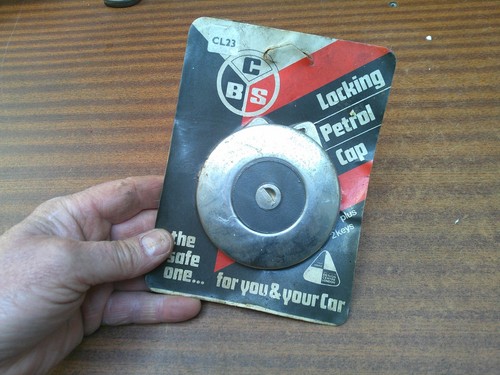 Vintage locking fuel petrol - fuel,