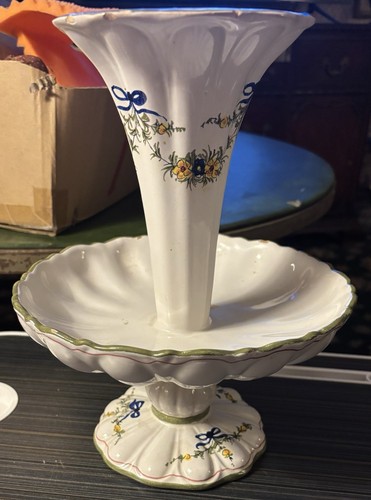 Vintage porcelain epergne hand - porcelain,