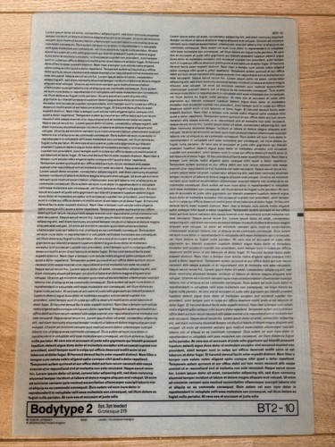 Letraset letter transfer - letraset,