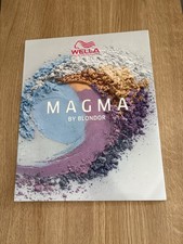 Wella MAGMA By Blondor Hair Shade Chart Colour Book Guide Hair Swatches 