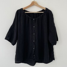 OSKA Top 100% Linen Sz 2 UK 12