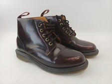 Dr Martens Emmeline Leather Lace Up Ankle Boots Dark Oxblood Size UK 4 EU 37