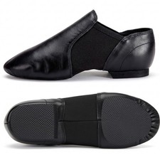 SLIP ON JAZZ DANCE SHOES Black