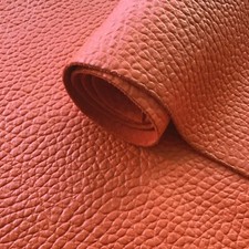 Orange Bubble Italian Leather Hide APX 1.8m2 2.1mm thick