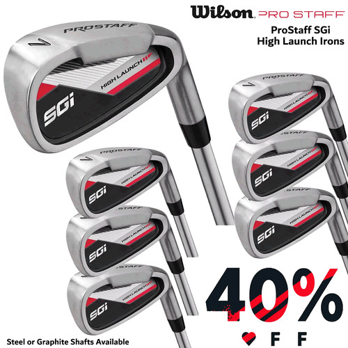 Wilson prostaff sgi golf - wilson, iron