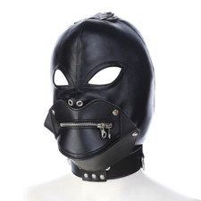 Unisex PU Leather Open Eye