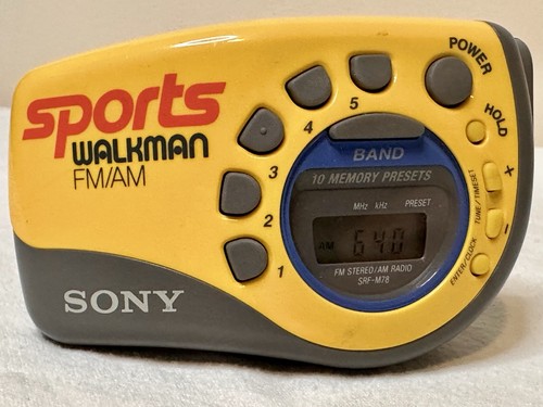 Sony sports walkman srf - walkman, srf-m78