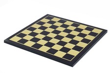Chess Board 2.5" Square size with Boxwood and Ebony wood Look