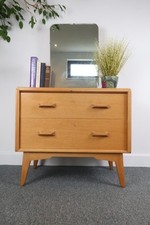 Vintage E. Gomme G-Plan Brandon Oak Dressing Chest w Mirror – Free UK Delivery🚚