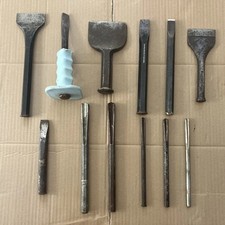 Tools joblot of cold chisels 