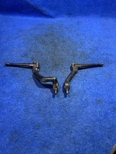 Triumph T100c 500 Engine Unit Folding Footrest Pegs F6952 F6953 #f8