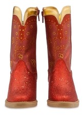 NWT Disney Toy Story Jessie Red Sparkly Cowgirl Boots Birthday Halloween cosplay
