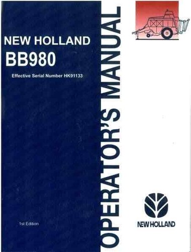 New holland baler bb980 - new,