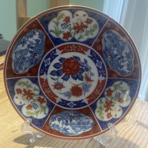 Imari ware small plate gilt - imari, plate,