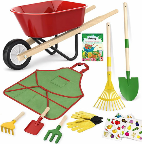 Kids gardening wheelbarrow - kids,
