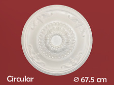 Ceiling Rose Polystyrene Easy Fit Very Light Weight From 67.5cm Circular