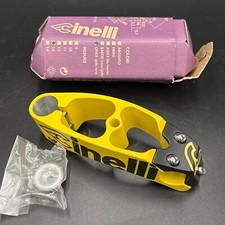 Vintage Cinelli ALTER Stem Yellow & Black 130mm 25.4mm 1in Steerer 26.0mm Clamp