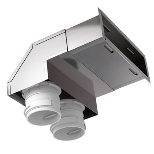 75mm angled port - 75mm,