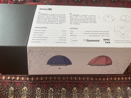 Samaya dyneema tent open - samaya,