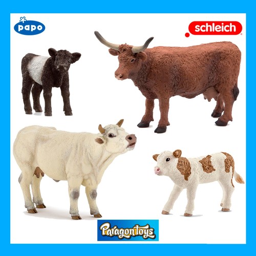 Papo schleich cattle cows - papo,