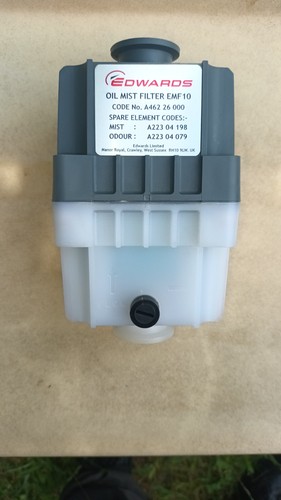Edwards vacuum emf10 oil mist - edwards,