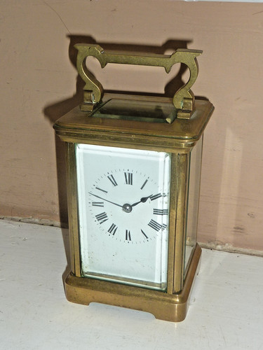 French striking carriage clock
