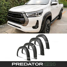 BLACK FENDER FLARES WIDE WHEEL ARCHES BODY KIT FOR TOYOTA HILUX MK9 2021+