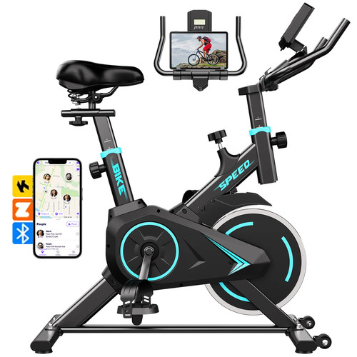 Upright spin exercise bike - upright,
